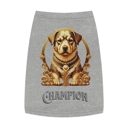 Champion Pet Tank Top for Dogs, Stylish Dog Apparel, Pet Summer Wear, Dog Costume, Gift for Dog Lovers