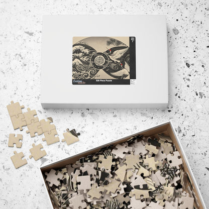 Elegant Crane Puzzle - Serene Artwork for Relaxation and Family Fun, Unique Gift for Puzzle Lovers, Home Decor, Mindfulness Activity, [...]