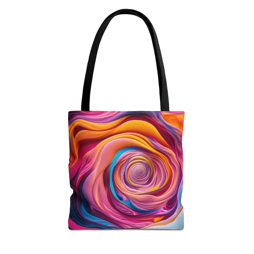 Borsa tote artistica con motivo floreale, borsa a tracolla colorata, borsa tote in stile bohémien, regalo per gli amanti dei fiori, borsa per la spesa, tela ecologica 