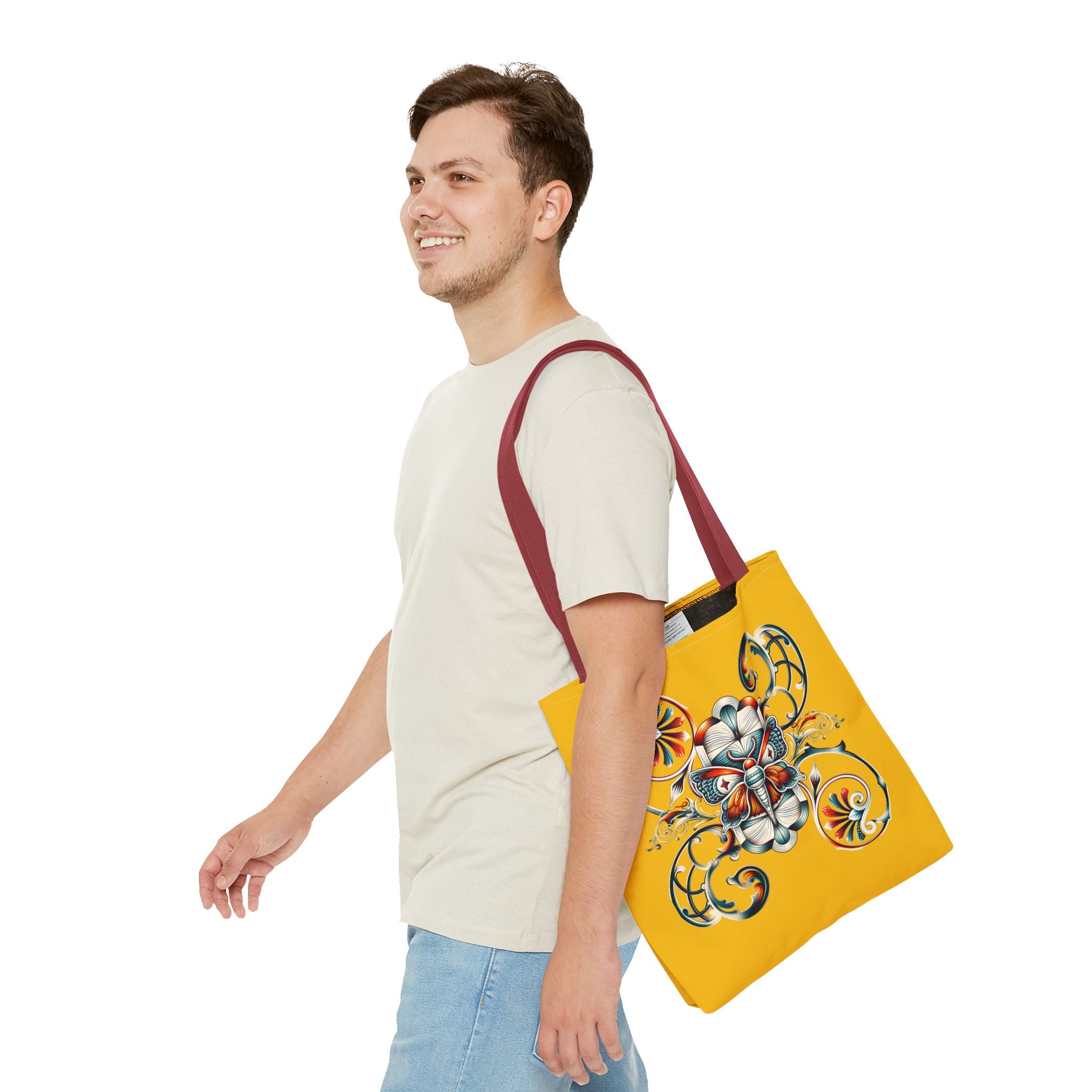 Butterfly Heart Tote Bag