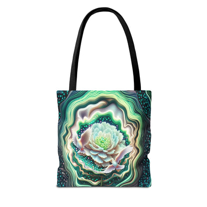 Floral Pattern Tote Bag, Eco-Friendly Shopping Bag, Art Tote, Gift for Mom, Beach Bag, Boho Flower Bag