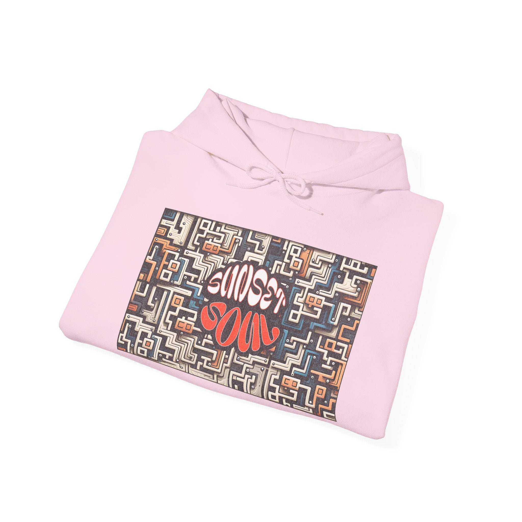 Choose Your Path Hoodie — Maze Graffiti Graphic Pullover