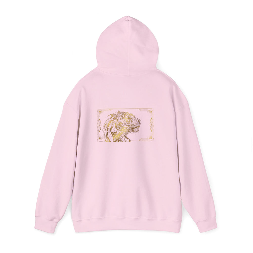 Leo Pride Hoodie — Gold Lion Art "Be Fierce" Sweatshirt