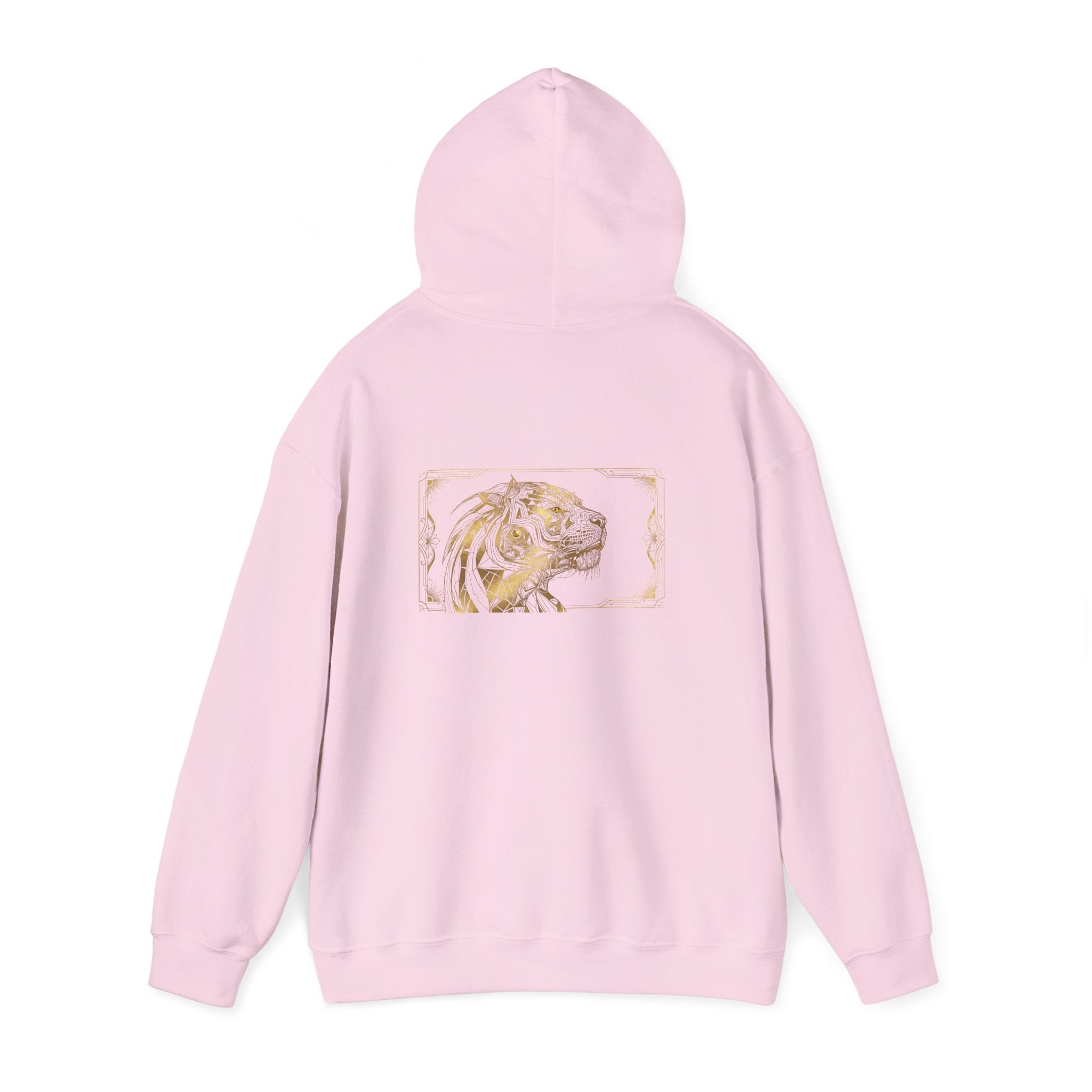 Leo Pride Hoodie — Gold Lion Art "Be Fierce" Sweatshirt