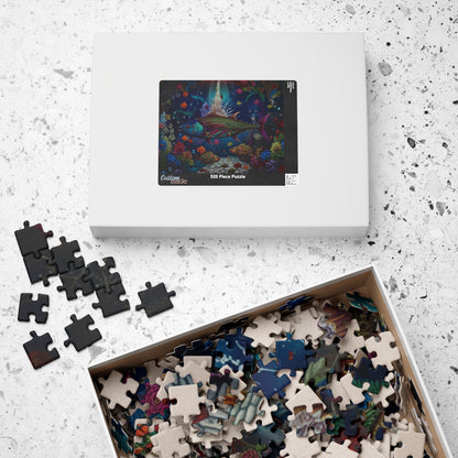 Underwater Wonderland Puzzle - Relaxing Ocean Scene, Mindful Activity, Family Game, Gift for Ocean Lovers, Home Decor
