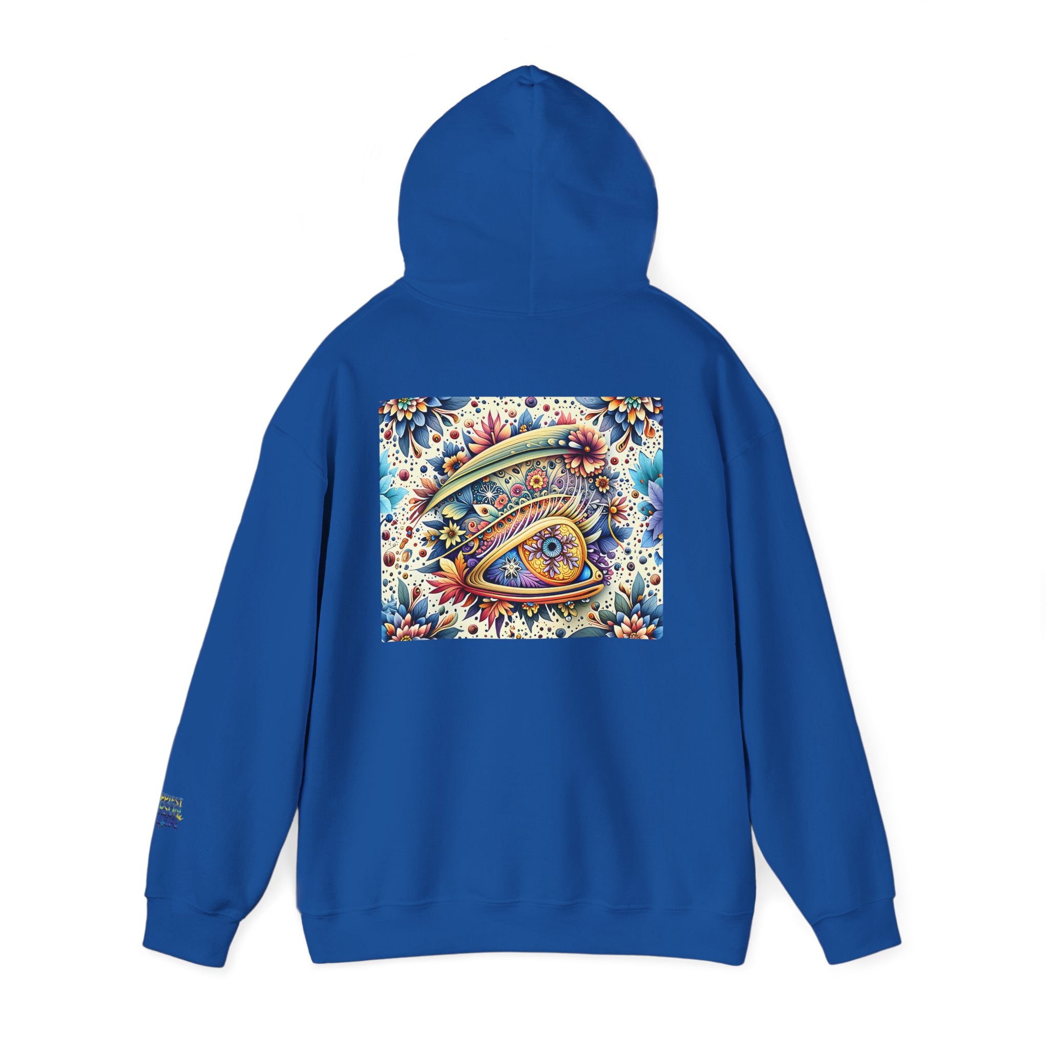 Happy Person Hoodie — Colorful Psychedelic Eye Art Pullover