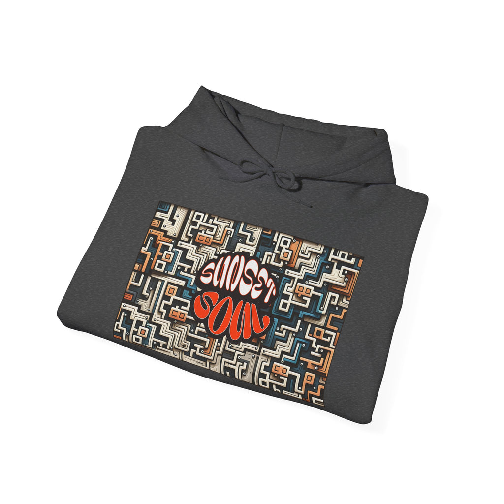 Choose Your Path Hoodie — Maze Graffiti Graphic Pullover