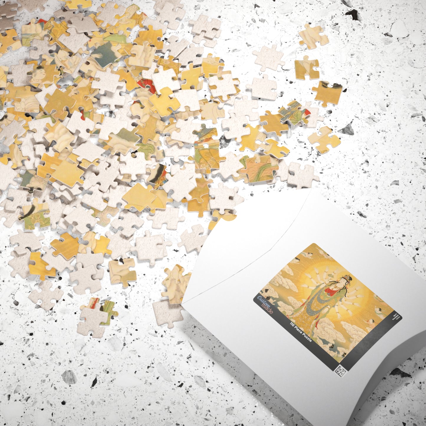 Serene Buddha Puzzle - 1014 Piece, Meditation Art, Perfect Gift for Mindfulness, Family Bonding Activity, Home Decor