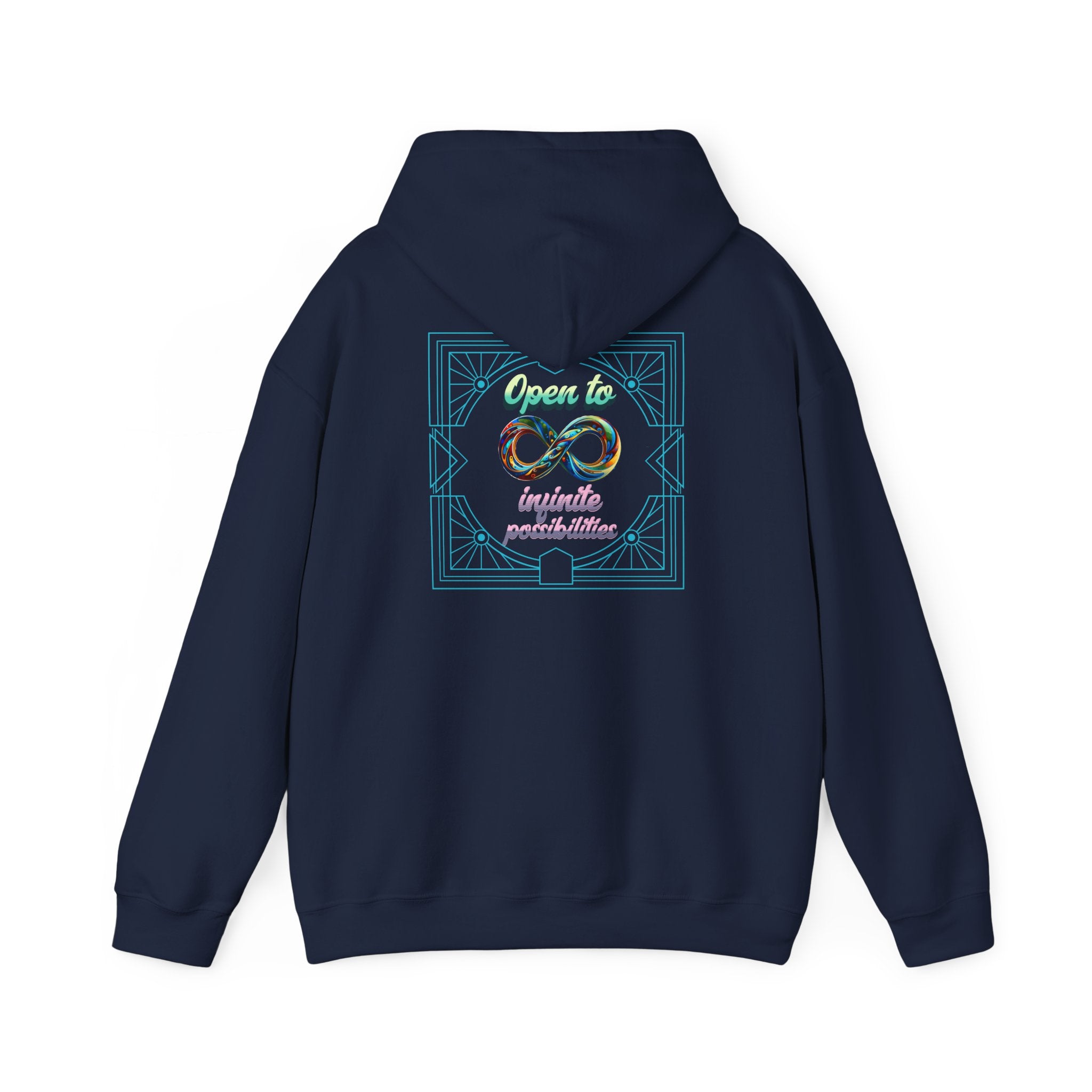 Infinite Possibilities Unisex Heavy Blend Hooded Sweatshirt, Cozy Hoodie, Gift for Her/Him, Casual Wear, Inspirational Sweatshirt