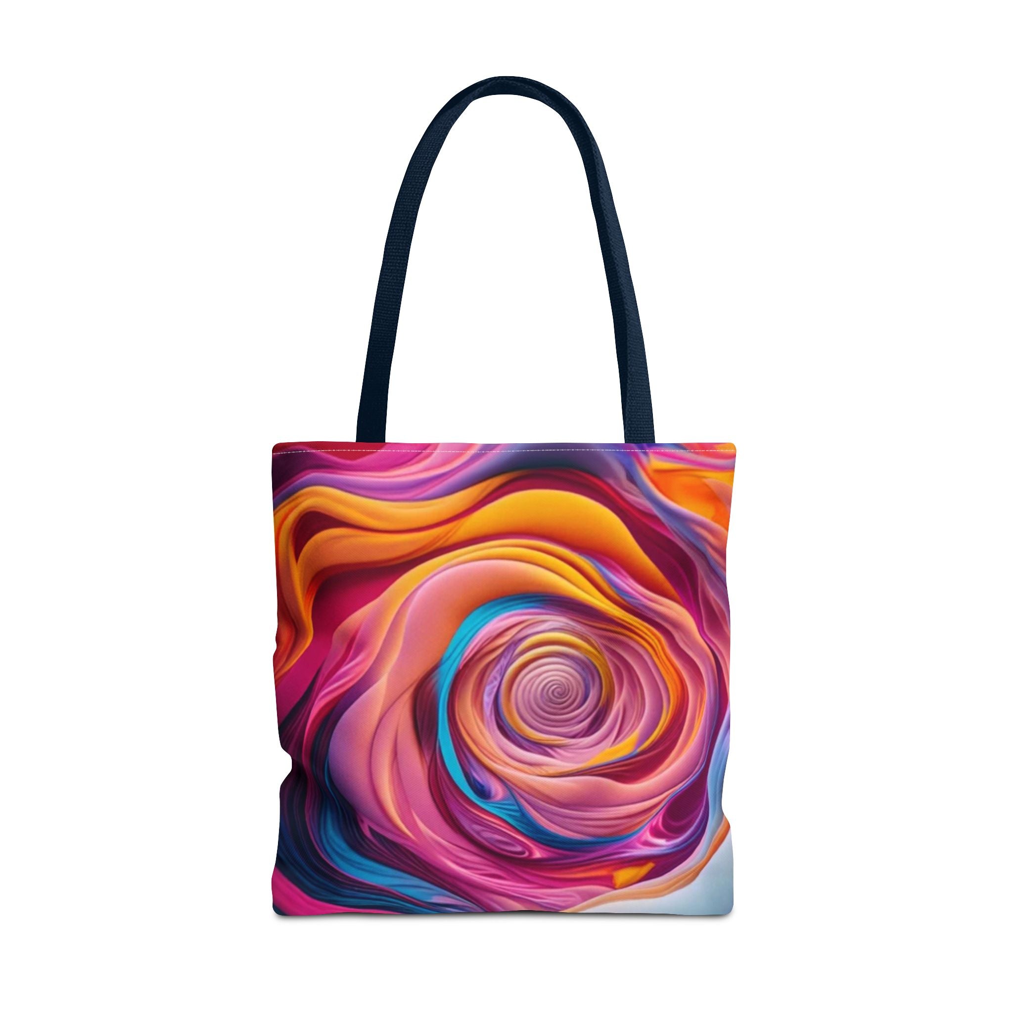 Artistic Floral Tote Bag, Colorful Shoulder Bag, Bohemian Style Tote, Gift for Flower Lovers, Shopping Bag, Eco-Friendly Canvas