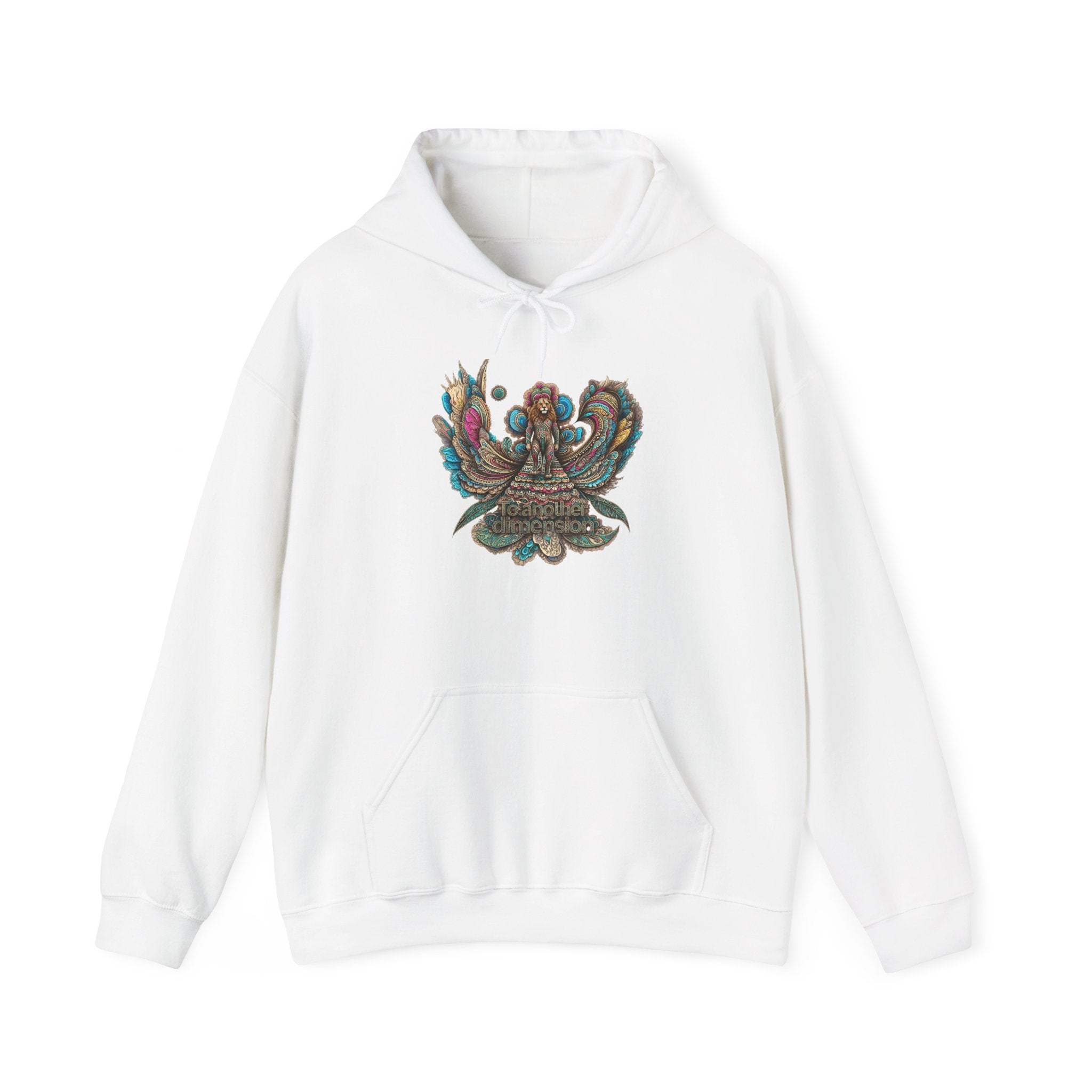 Bohemian Chic Hoodie, Unisex Sweater, Cozy Casual Wear, Gifts for Her, Artistic Sweatshirt, Festival Style Apparel