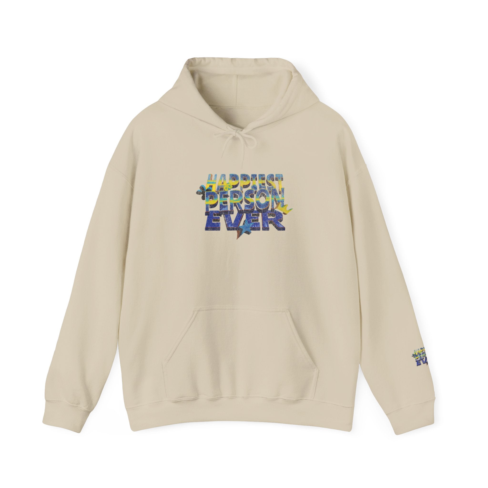 Happy Person Hoodie — Colorful Psychedelic Eye Art Pullover