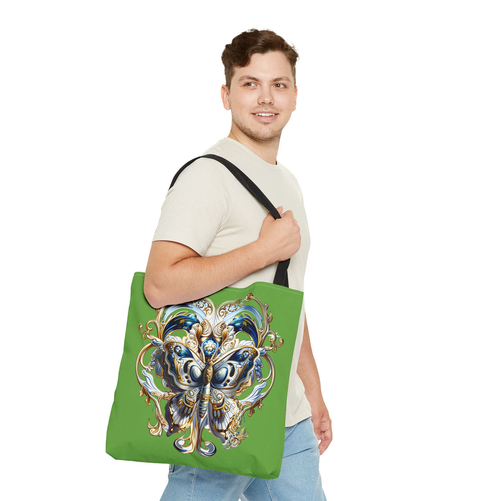 Butterfly Floral Tote Bag