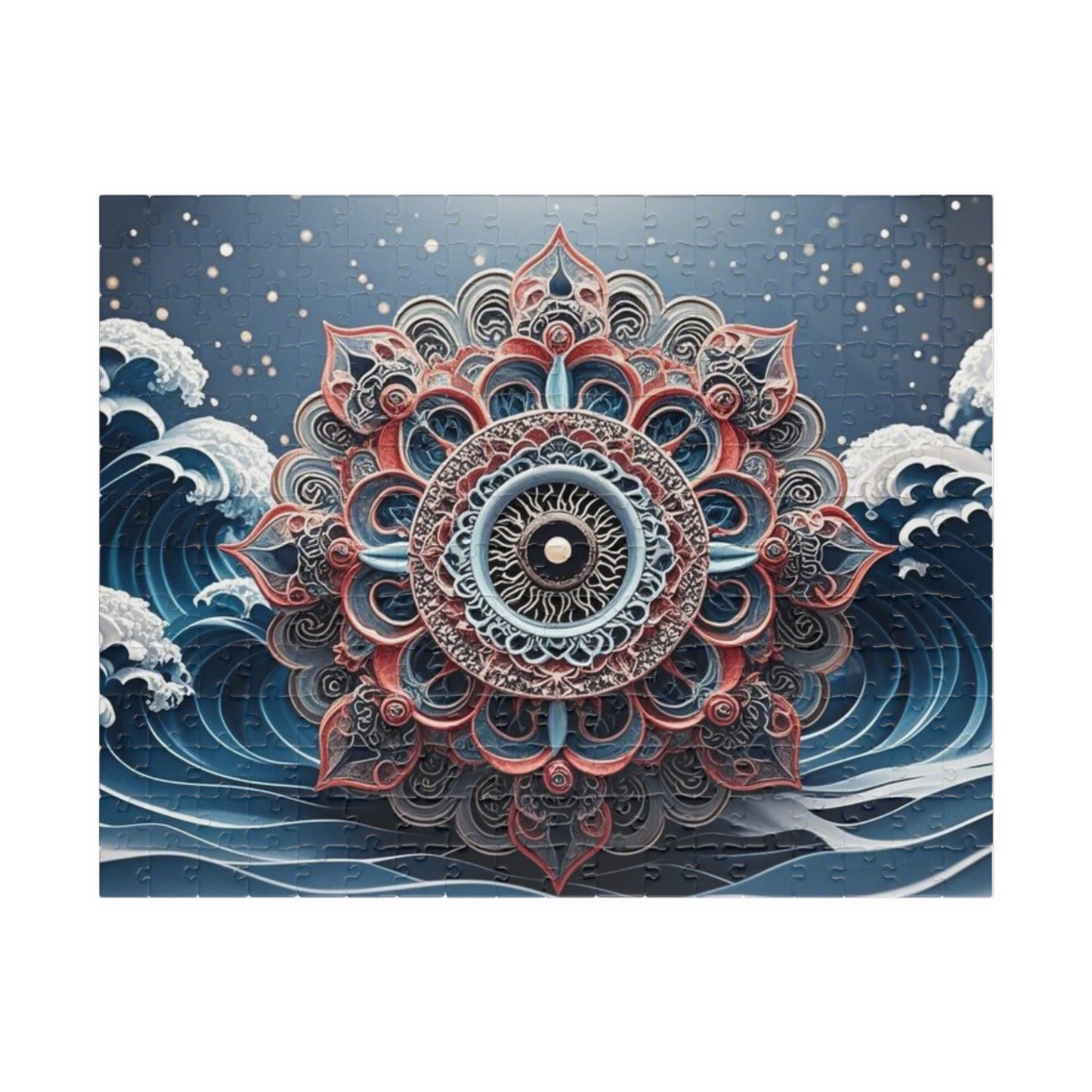 Intricate Mandala Puzzle, Meditation Art Puzzle, Relaxing Activity, Mindfulness Gift, Family Game Night, Home Decor Puzzle