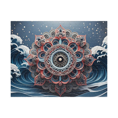 Intricate Mandala Puzzle, Meditation Art Puzzle, Relaxing Activity, Mindfulness Gift, Family Game Night, Home Decor Puzzle