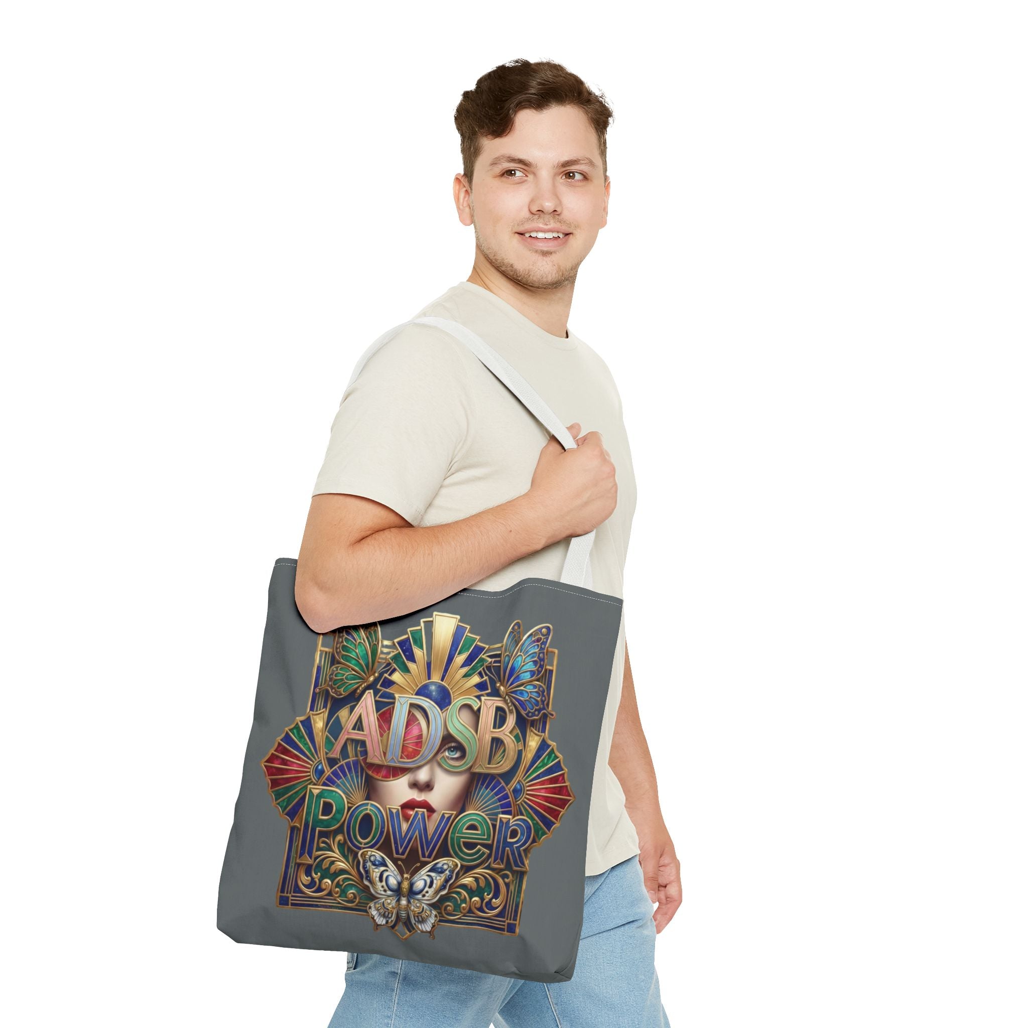 Tote Bag — 'ADSB Power' Decorative Art Nouveau Tote