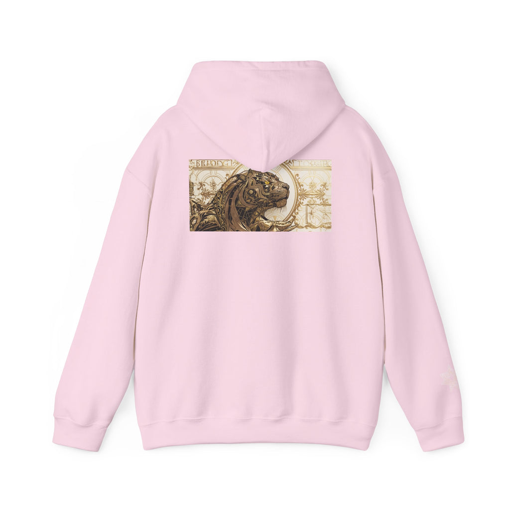 Hoodie — Vintage Steampunk Lion Crest Back Print