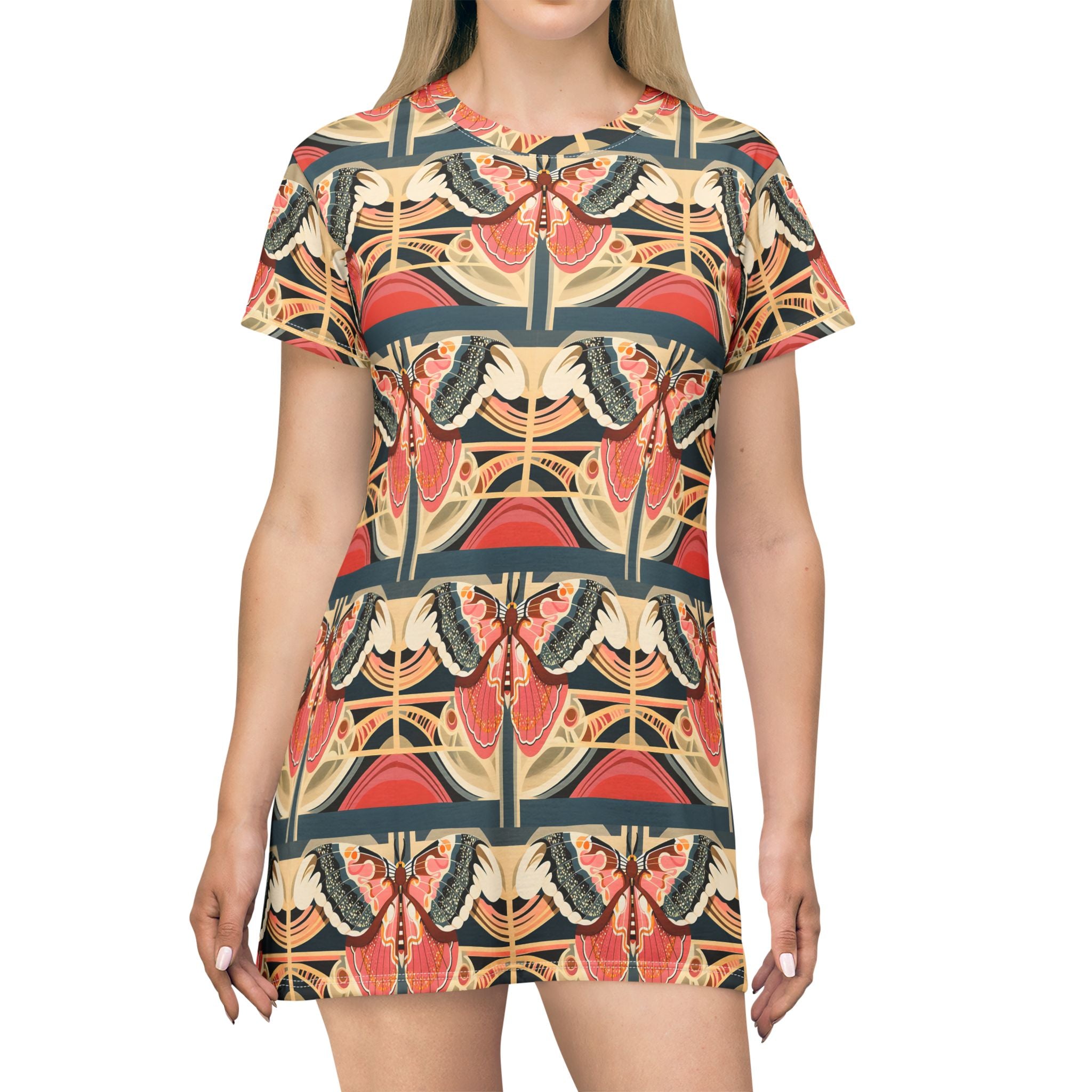 Deco Butterfly T-Shirt Dress
