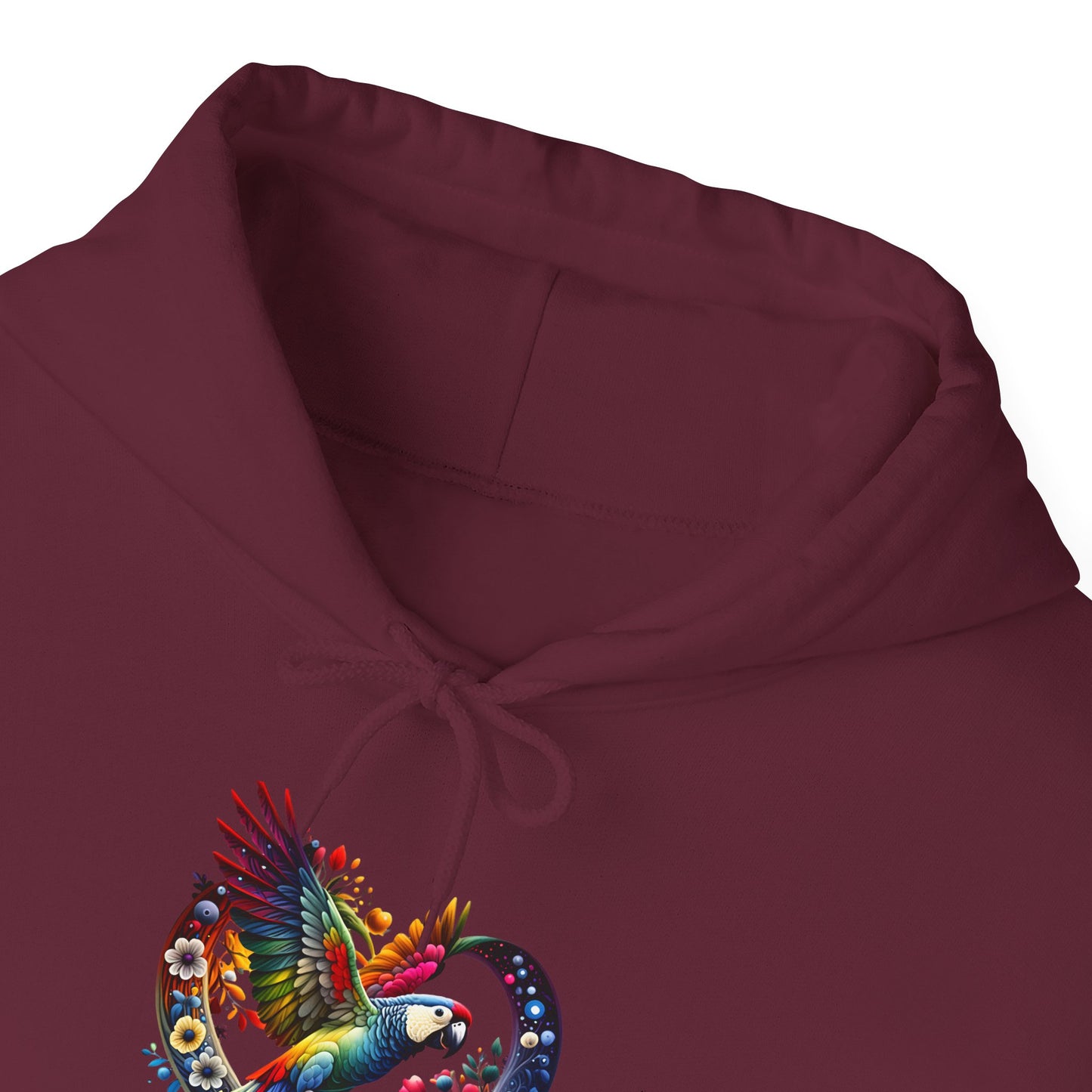 Colorful Heart Design Unisex Hoodie, Cozy Sweatshirt for Everyday Wear, Gift for Him/Her, Perfect for Valentine's Day, Casual Layering