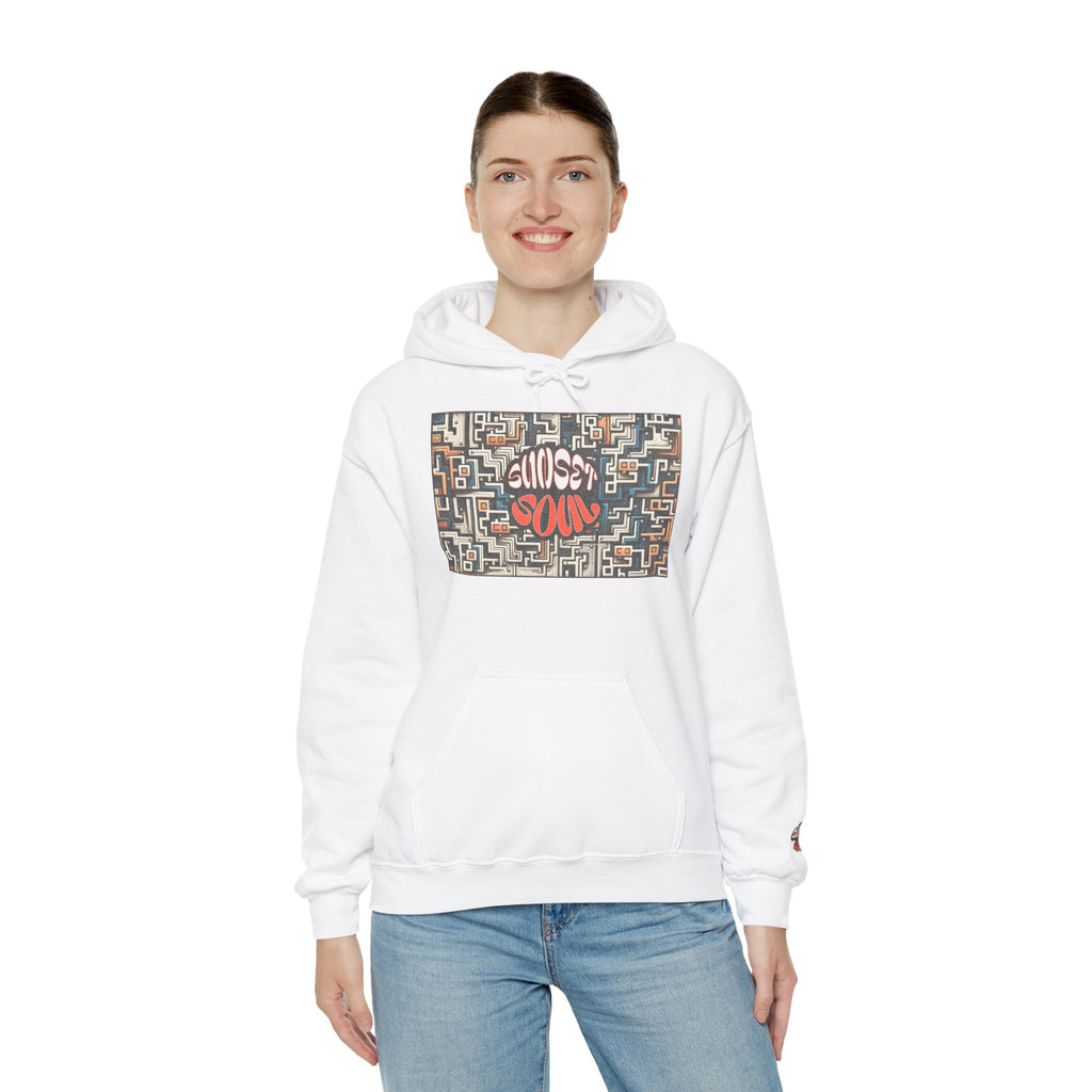 Choose Your Path Hoodie — Maze Graffiti Graphic Pullover