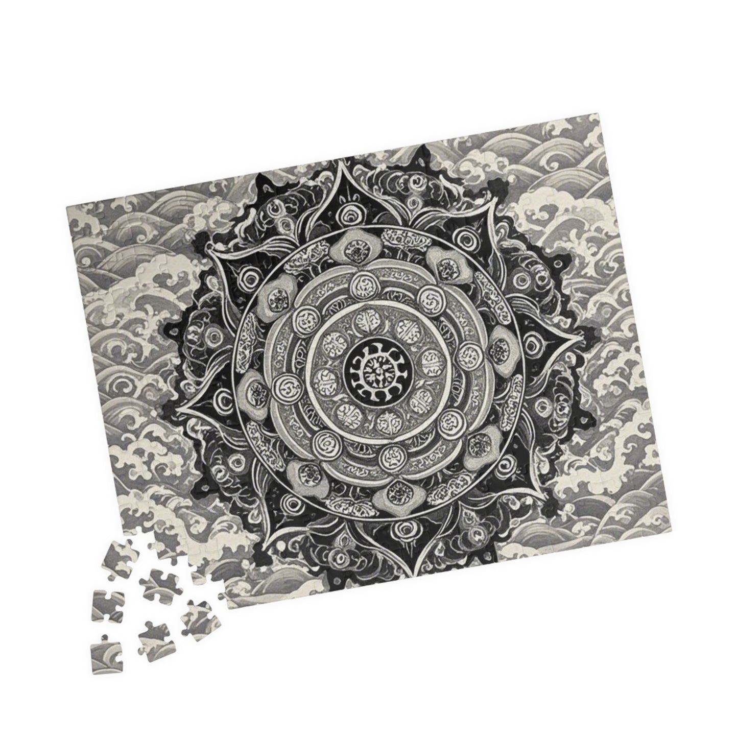 Intricate Mandala Puzzle | 110, 252, 520, 1014-Piece | Mindfulness Gift, Home Decor, Relaxation, Family Fun, Meditation