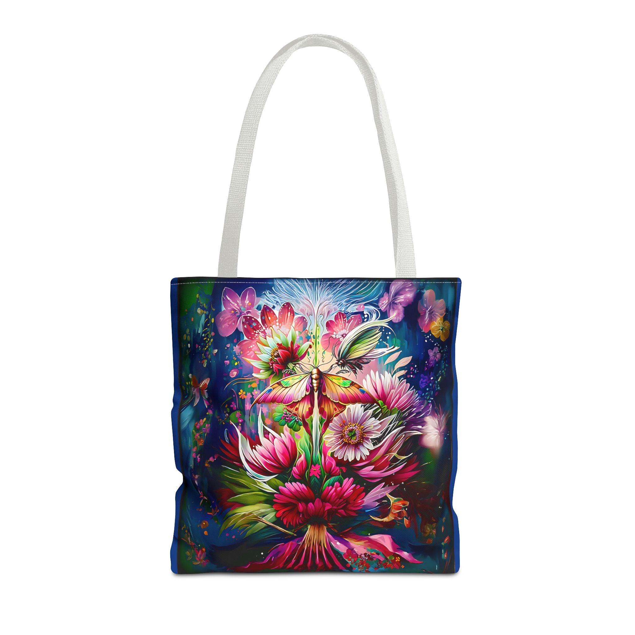 Floral Fantasy Tote Bag — Vibrant All-Over Print Blooming Bouquet