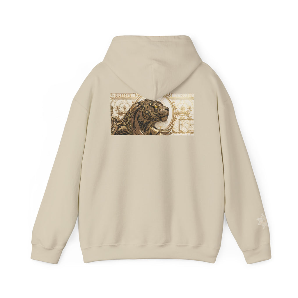 Hoodie — Vintage Steampunk Lion Crest Back Print