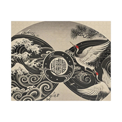 Elegant Crane Puzzle - Serene Artwork for Relaxation and Family Fun, Unique Gift for Puzzle Lovers, Home Decor, Mindfulness Activity, [...]