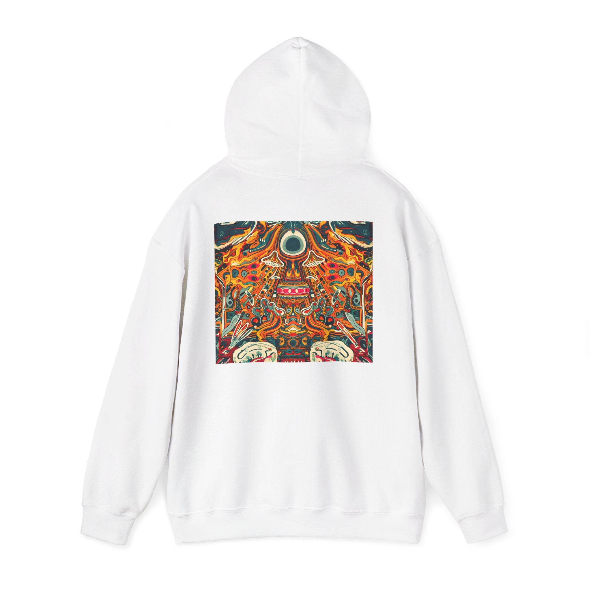 Psychedelic Abstract Hoodie – Vibrant Trippy Art Pullover