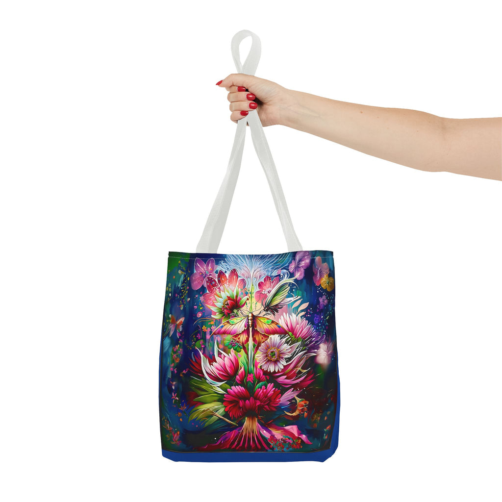Floral Fantasy Tote Bag — Vibrant All-Over Print Blooming Bouquet