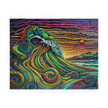 Puzzle Set - Artistic Wave Ocean Scene, Relaxing Family Activity, Home Decor, 110-1014 Piece Options