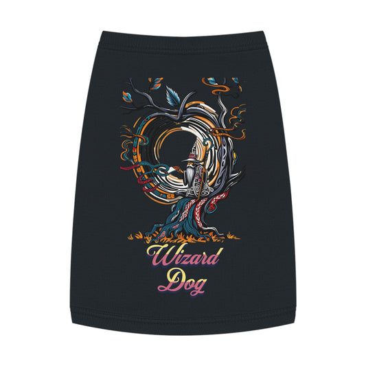 Wizard Dog Pet Tank Top, Cute Dog Shirt, Pet Apparel, Adorable Pet Gift, Dog Lover Gift, Halloween Dog Costume