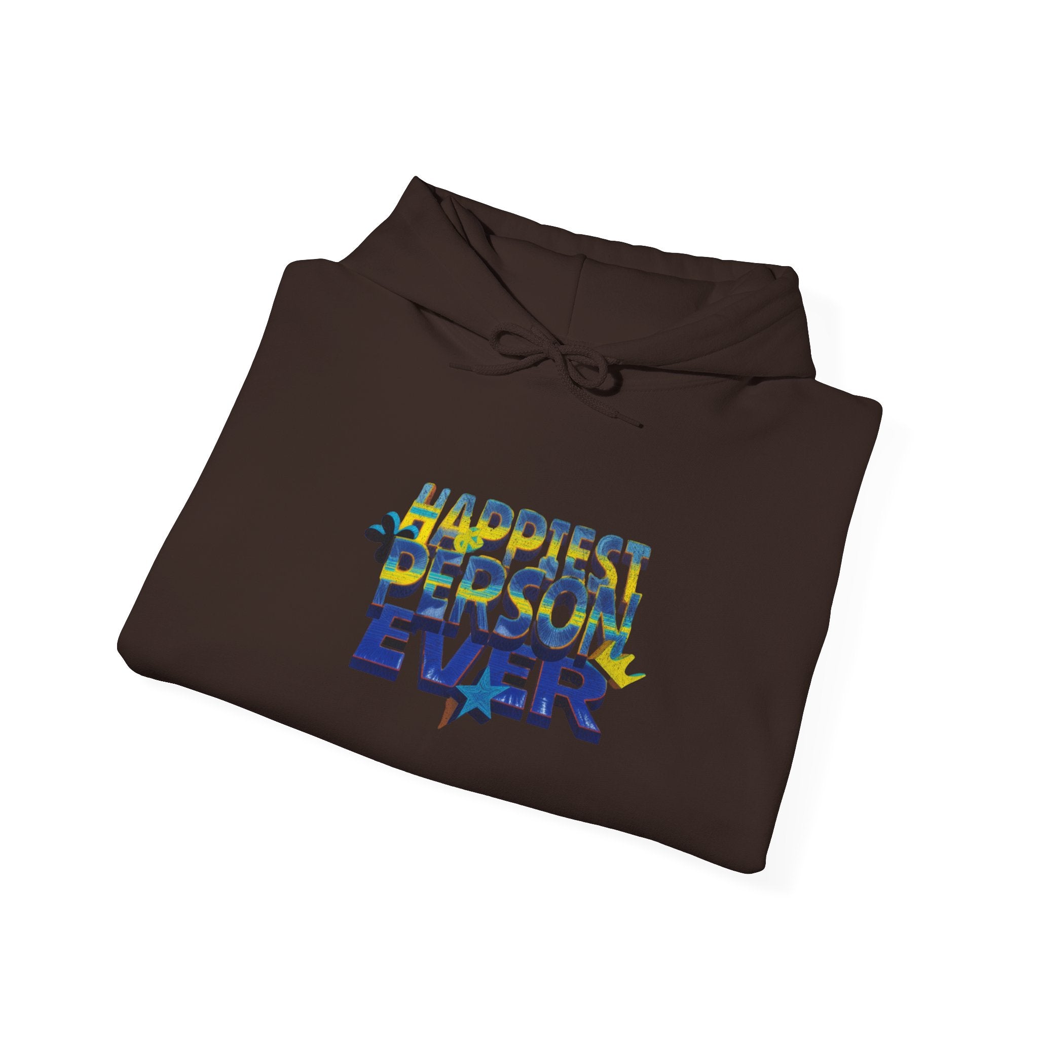 Happy Person Hoodie — Colorful Psychedelic Eye Art Pullover