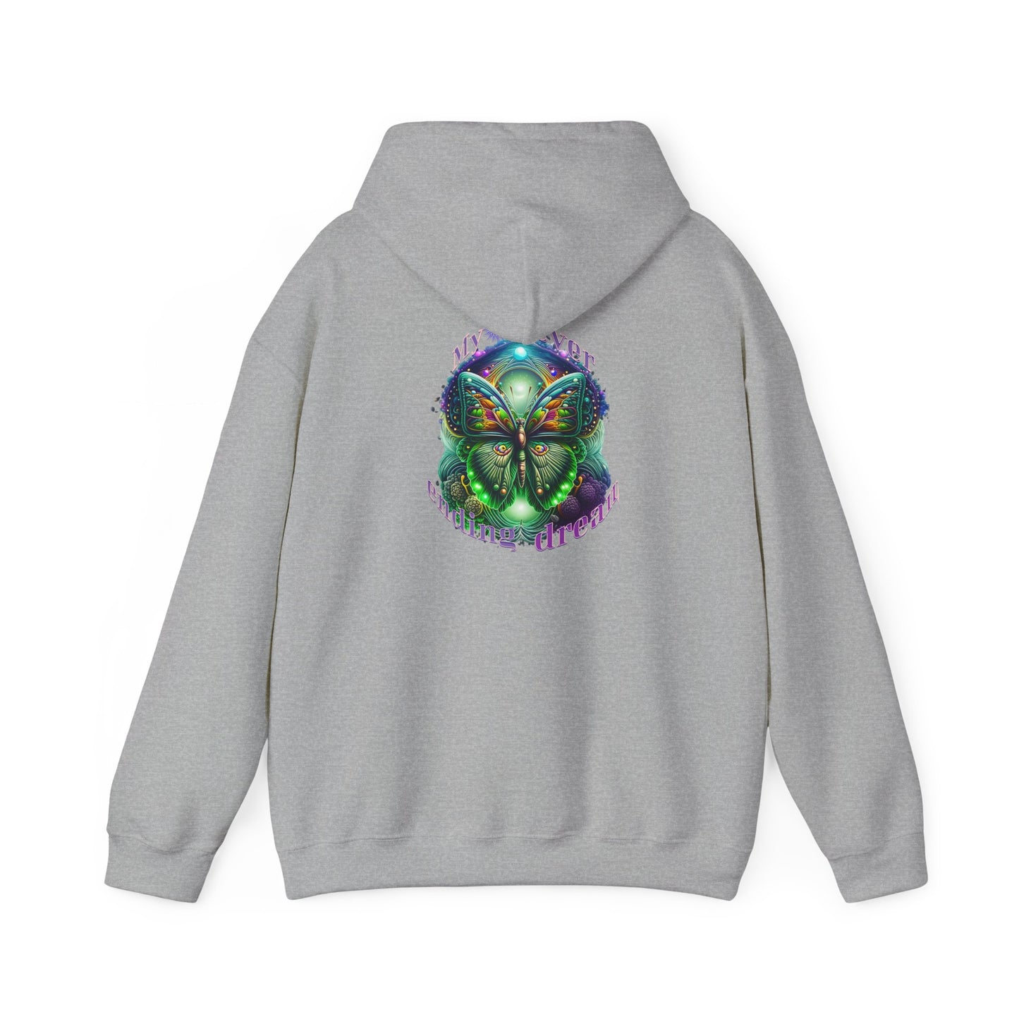 Enchanted Butterfly Hoodie - Cozy Unisex Sweatshirt, Nature Lover Gift, Cool Streetwear, Eco-Friendly Apparel, Festival Wear