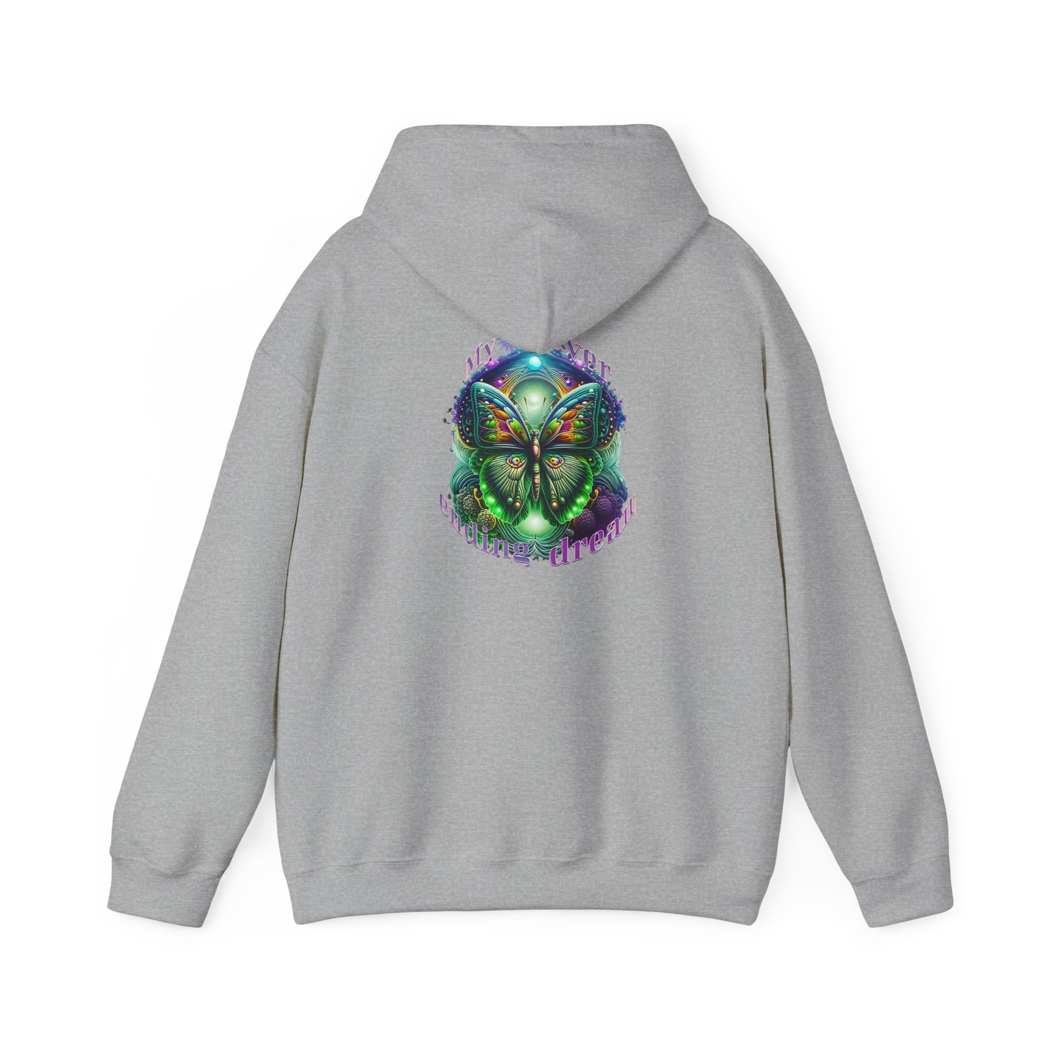 Enchanted Butterfly Hoodie - Cozy Unisex Sweatshirt, Nature Lover Gift, Cool Streetwear, Eco-Friendly Apparel, Festival Wear