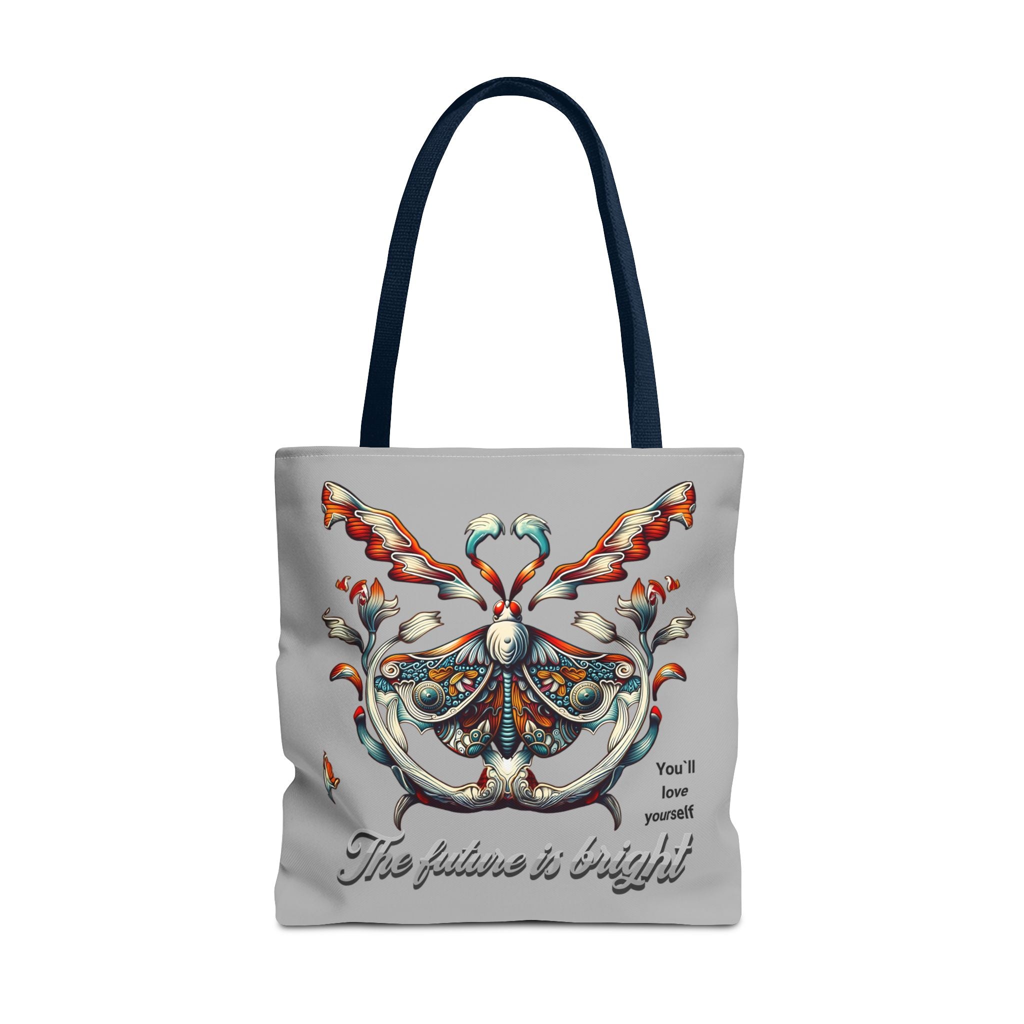 Tote Bag — 'The Future Is Bright' Decorative Butterfly Tote