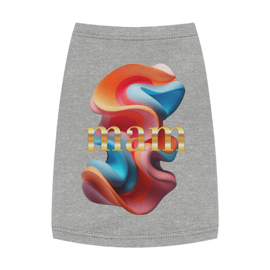 Colorful Pet Tank Top for Summer Fun, Pet Apparel, Dog Fashion, Cute Dog Clothes, Gifts for Pet Lovers