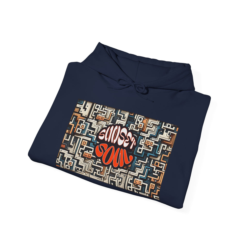 Choose Your Path Hoodie — Maze Graffiti Graphic Pullover