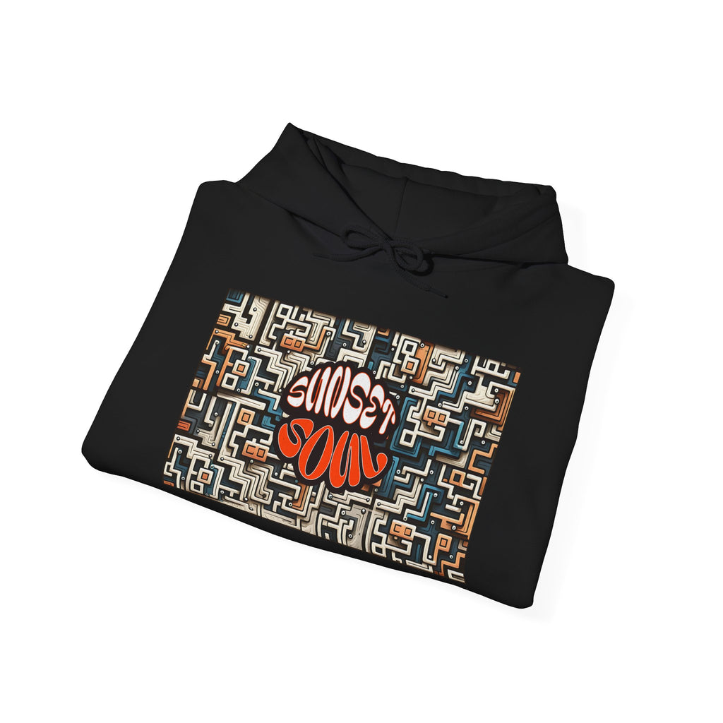 Choose Your Path Hoodie — Maze Graffiti Graphic Pullover