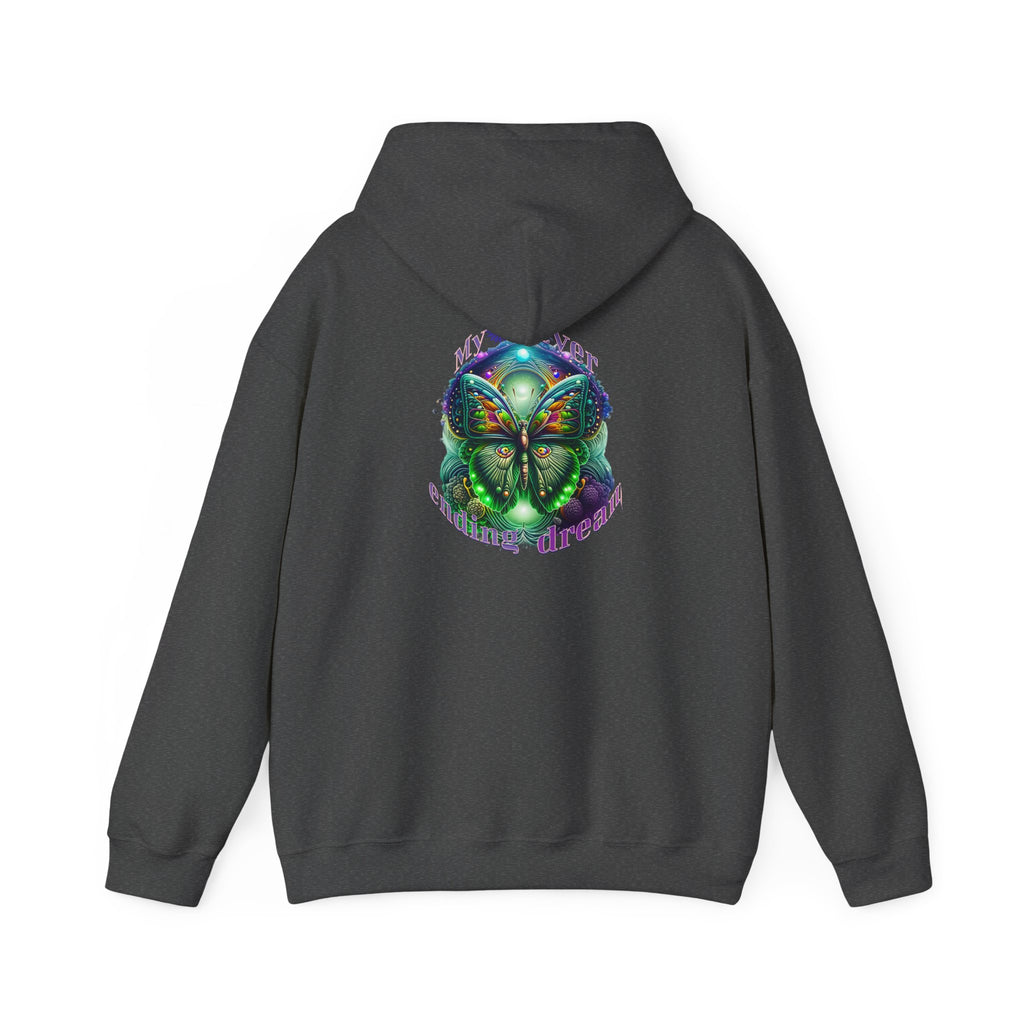 Enchanted Butterfly Hoodie - Cozy Unisex Sweatshirt, Nature Lover Gift, Cool Streetwear, Eco-Friendly Apparel, Festival Wear