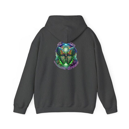 Enchanted Butterfly Hoodie - Cozy Unisex Sweatshirt, Nature Lover Gift, Cool Streetwear, Eco-Friendly Apparel, Festival Wear