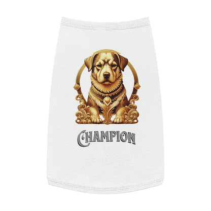 Champion Pet Tank Top for Dogs, Stylish Dog Apparel, Pet Summer Wear, Dog Costume, Gift for Dog Lovers