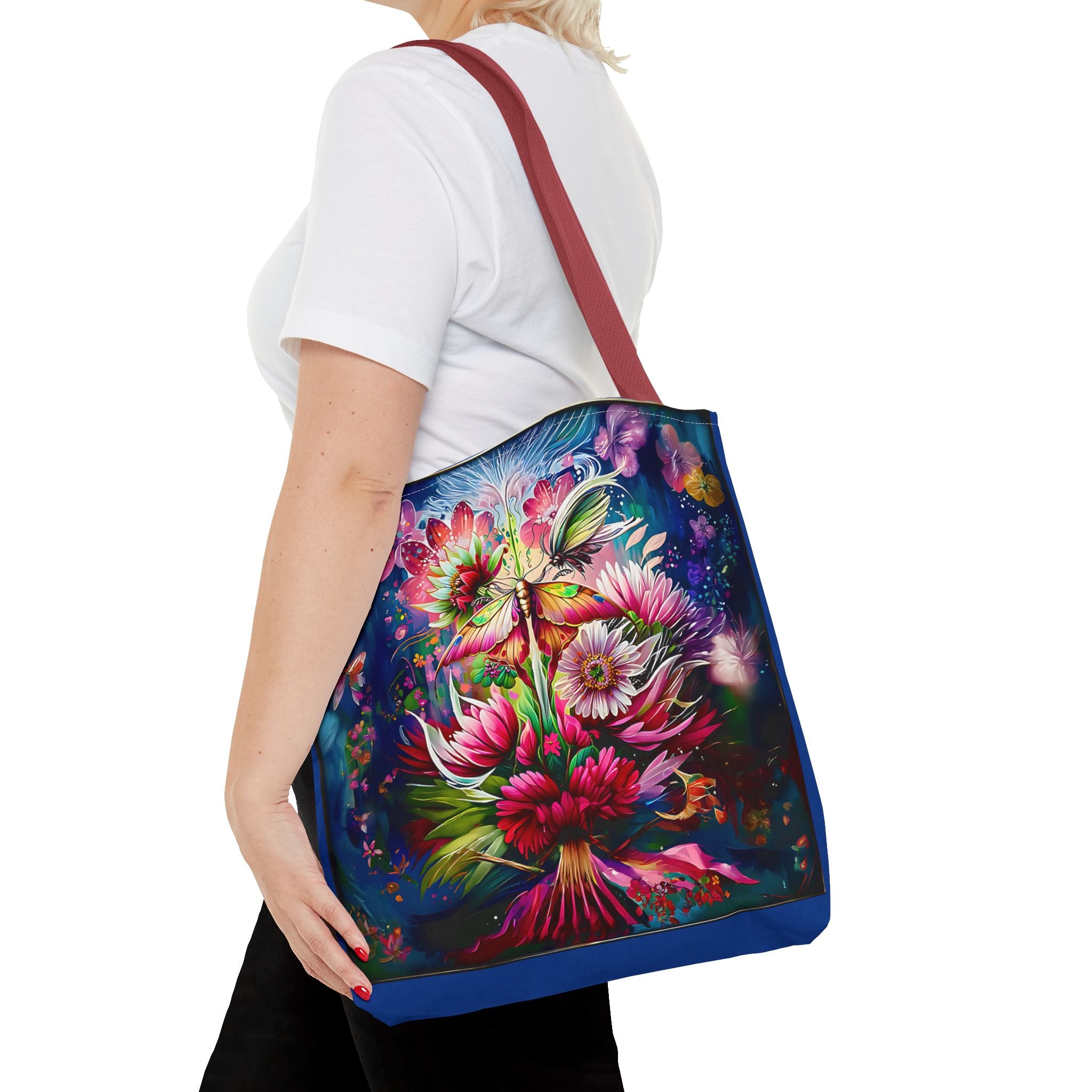 Floral Fantasy Tote Bag — Vibrant All-Over Print Blooming Bouquet