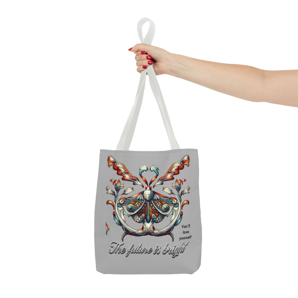Tote Bag — 'The Future Is Bright' Decorative Butterfly Tote