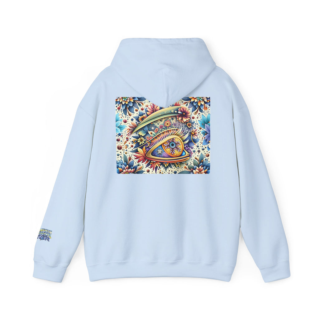 Happy Person Hoodie — Colorful Psychedelic Eye Art Pullover