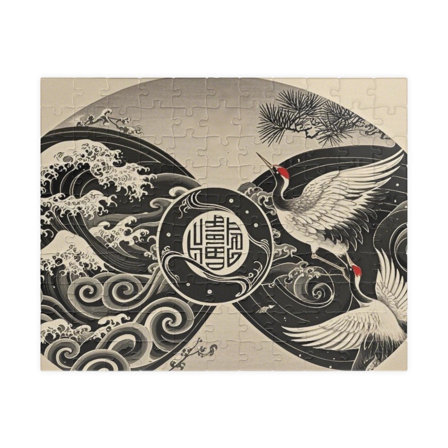 Elegant Crane Puzzle - Serene Artwork for Relaxation and Family Fun, Unique Gift for Puzzle Lovers, Home Decor, Mindfulness Activity, [...]