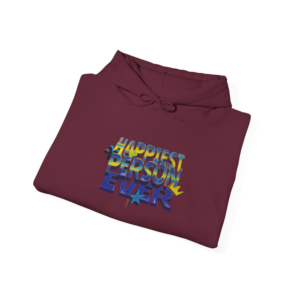 Happy Person Hoodie — Colorful Psychedelic Eye Art Pullover