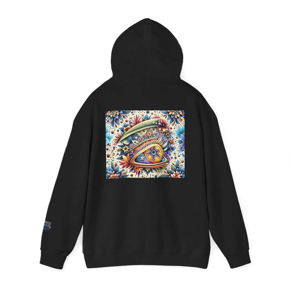 Happy Person Hoodie — Colorful Psychedelic Eye Art Pullover