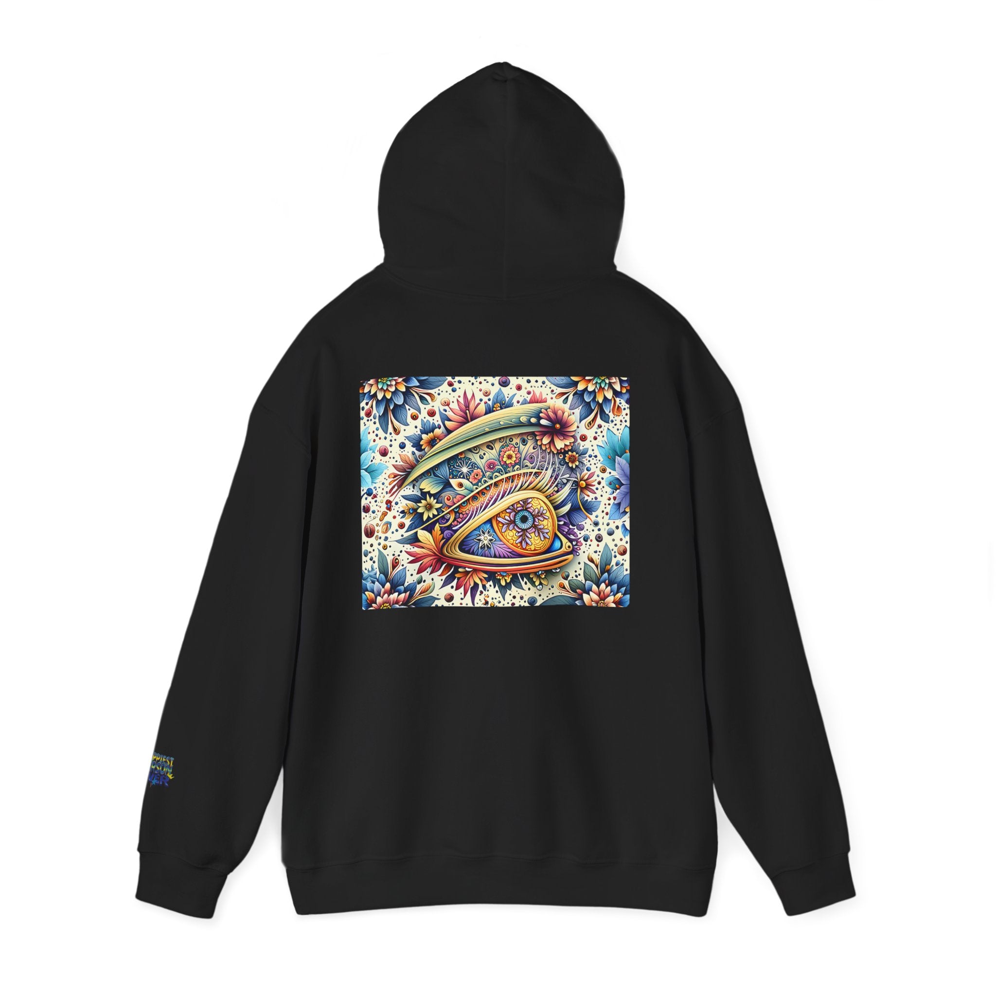 Happy Person Hoodie — Colorful Psychedelic Eye Art Pullover