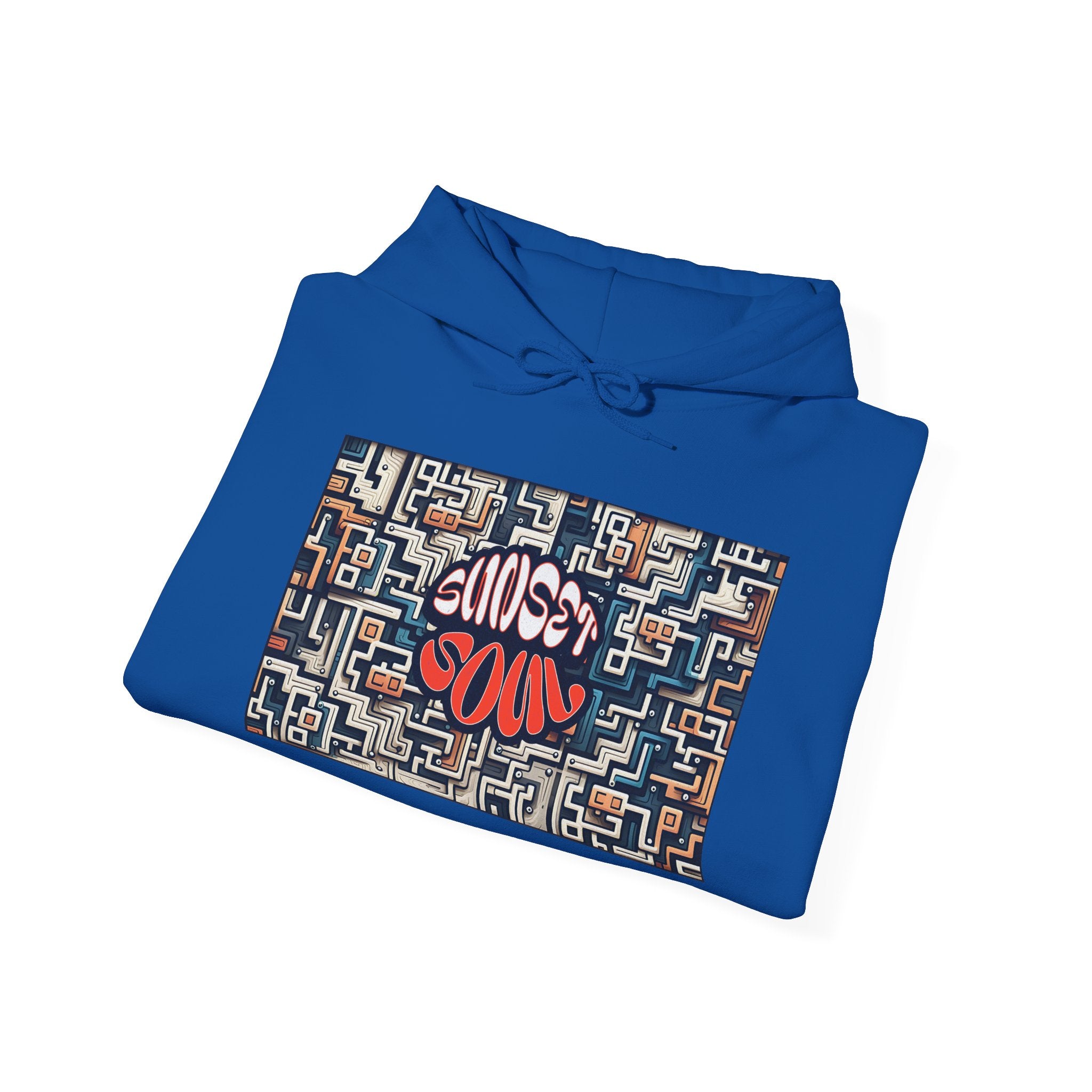 Choose Your Path Hoodie — Maze Graffiti Graphic Pullover